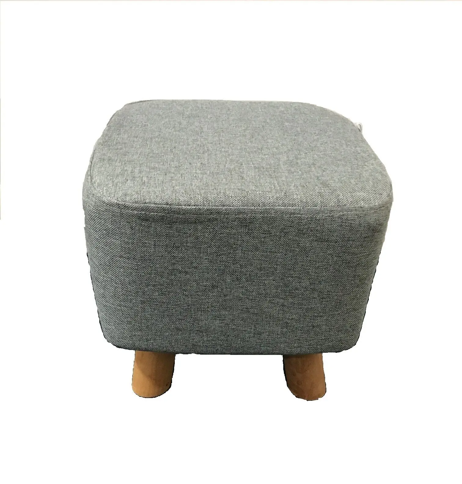 Pouffe solid small wood stool knitted Modern Ottoman Stool Boho Design Pouf Woven Tufted Moroccan Foot Stool Poufs