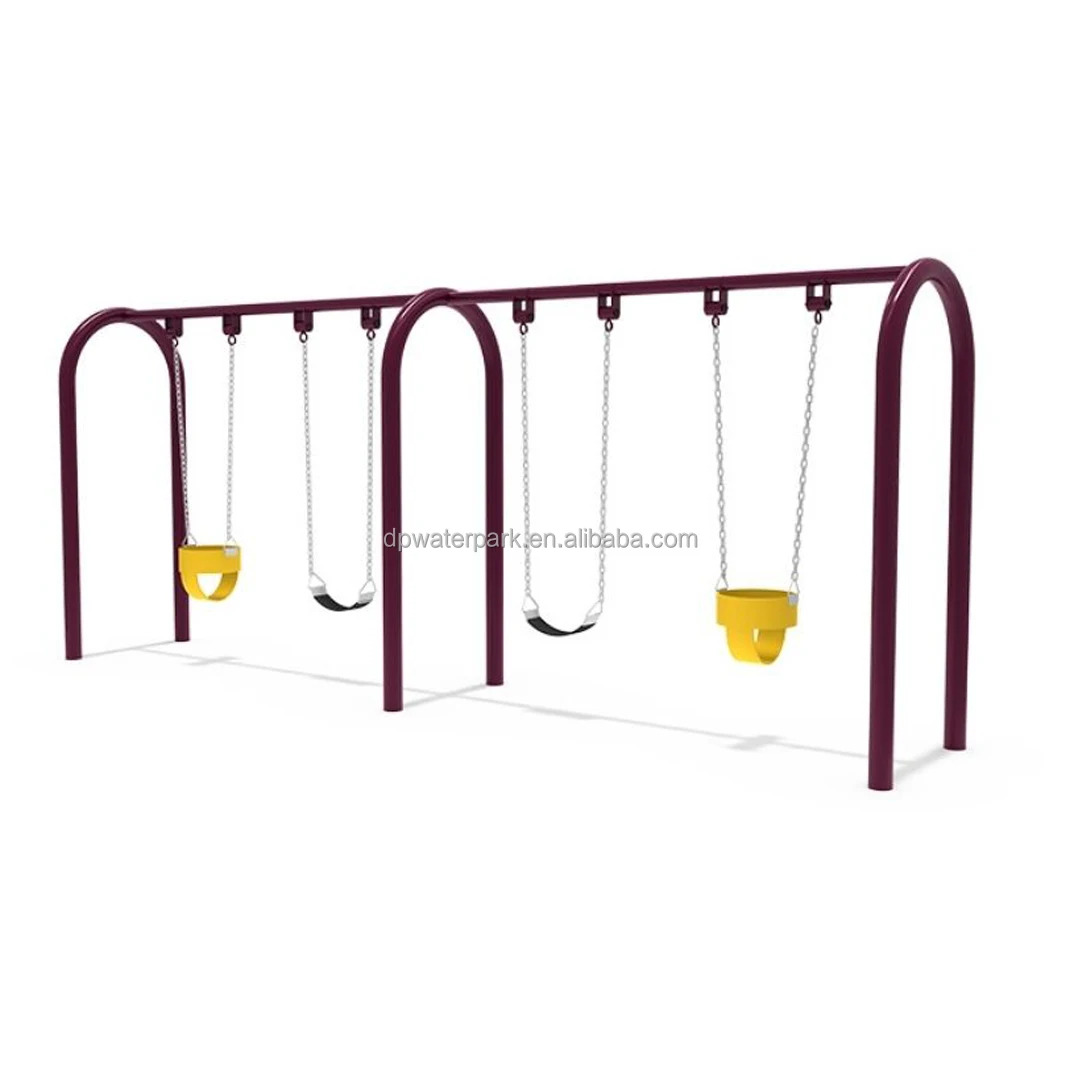 Недорогой Детский развивающий парк, парка для общественных мероприятий, семейный домашний комплект качелей для двора, распродажа