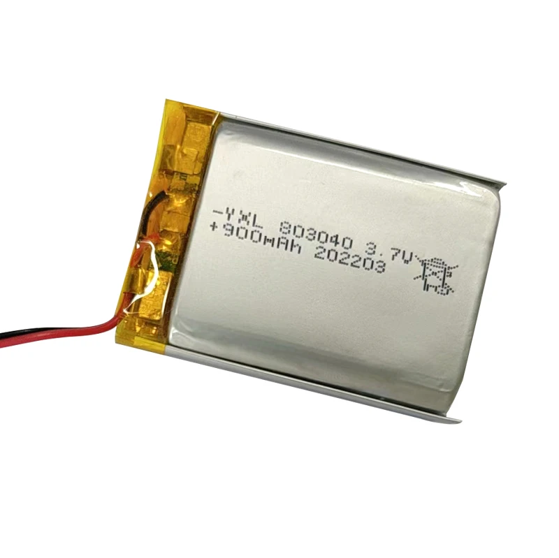 original manufacturer polymer  lithium ion battery full capacity  customized smart watch earphone  battery 3.7V 900mah YXL803040