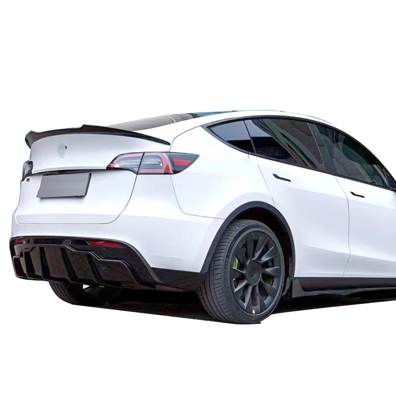 Carbon Fiber Front Bumper Rear Spoiler Bumper Diffuser Side Skirt Front Lip Aero Kit Body kit For Tesla Model Y