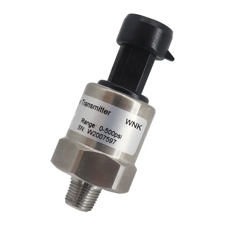 WNK 4-20mA 0-5V Water Pressure Sensor for Air Conditioner/Compressor