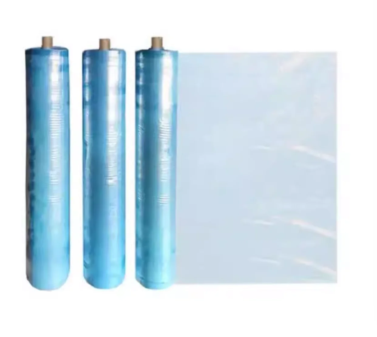 China manufacturer plastic film greenhouse plastic custom size greenhouse white blue film for Agriculture