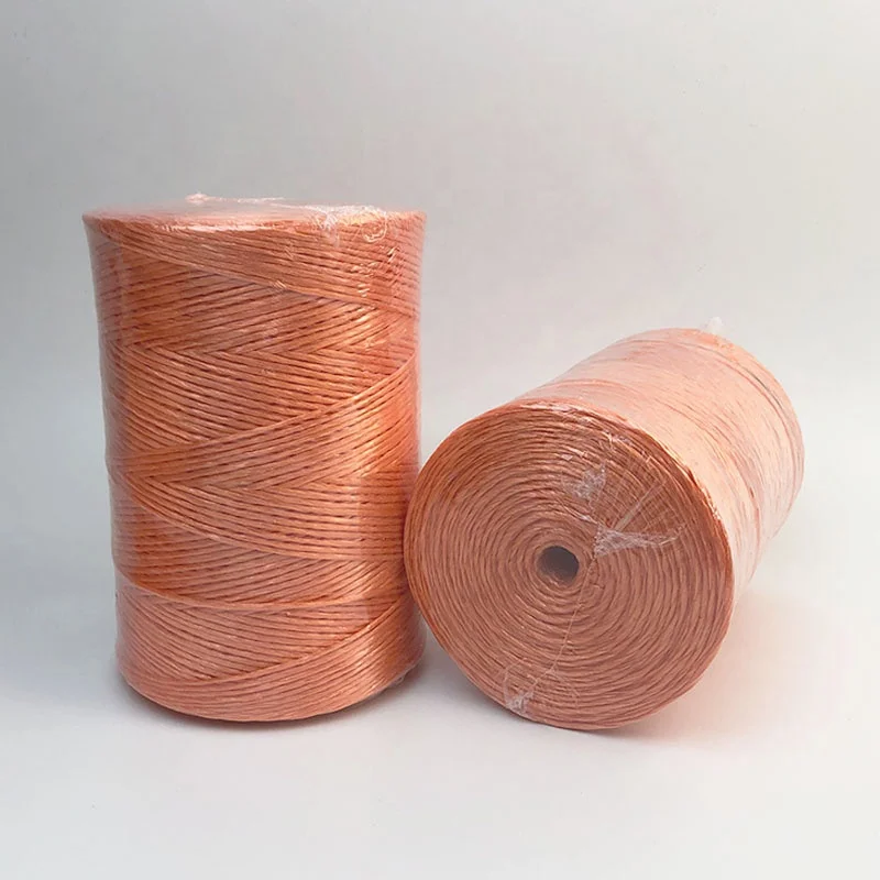 polypropylene orange pp twine baler Banana line Professional quality PP plastic agricultural packaging twine  Raffia rope