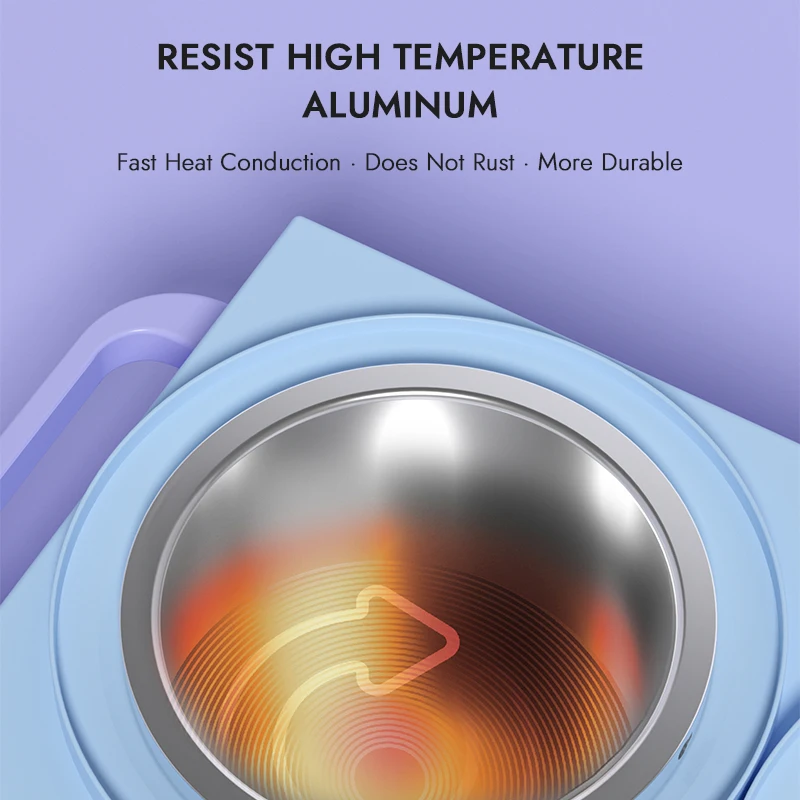 Waxkiss Patent Product 500ml*2 Double Wax Pot Warmer Hair Removal Wholesale Depilatory Wax Melt Heater Machine For Body Wax