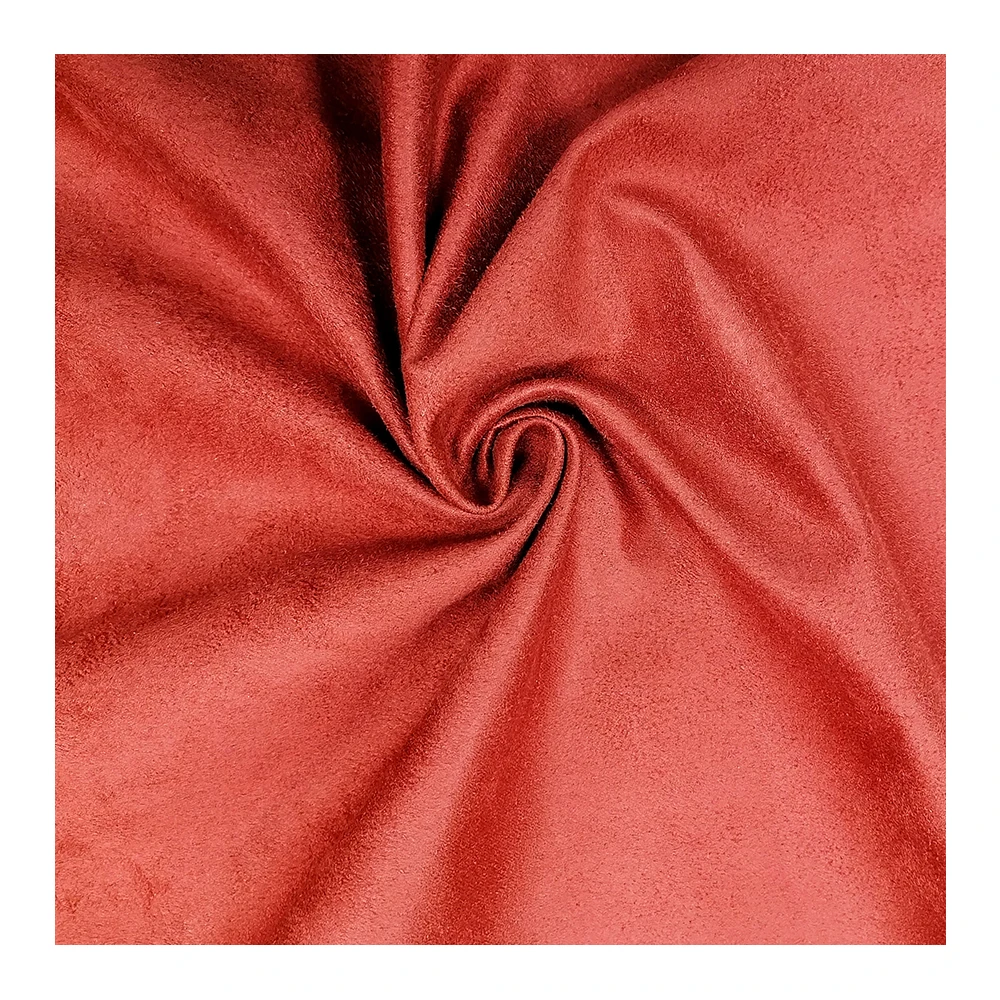 Synthetic Micro Suede 100 % polyester microfiber fabric in rolls diy sofa fabric