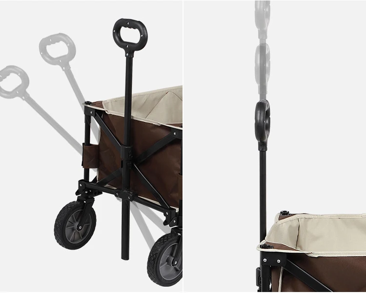 Living Mini Beach Foldable Garden Picnic Stroller Lightweight Outdoor Trolley Camping Cart Wagon