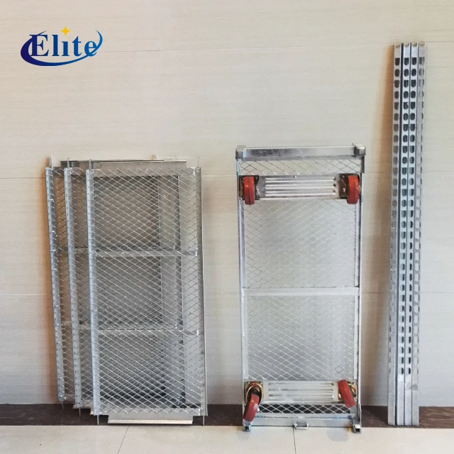 Тепличные Цветочные растения тележка витрина для хранения движущаяся металлическая сетка