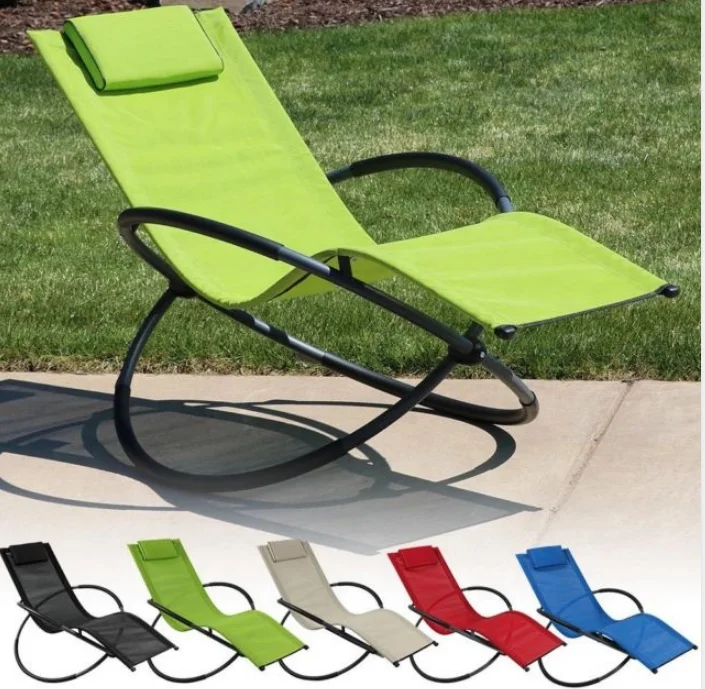 Zero Gravity Orbital Lounger Rocking Chair Outdoor Patio Yard Furniture Lounge Furniture