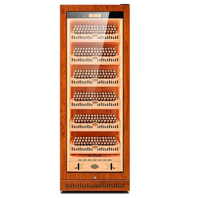 1200 counts Cigar Tobacco Cabinet  Humidor Spanish Cedar inner shelves with Temperature and Humidity control