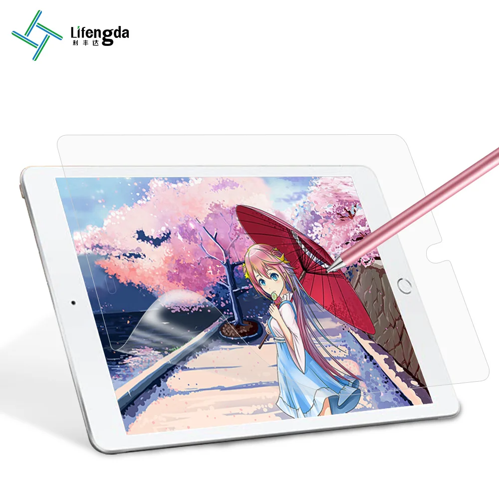 HD clear paper feel like film tablet screen protector for iPad 9.7 2021