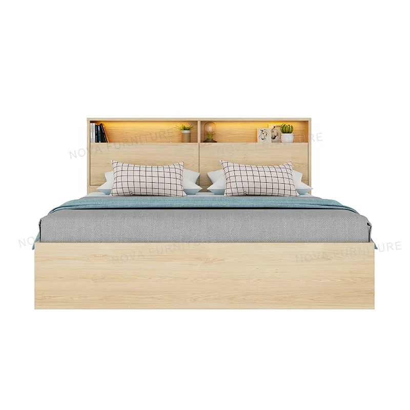 NOVA Classic Bedroom Furniture Gas Lift Storage Bed With End Drawer Base