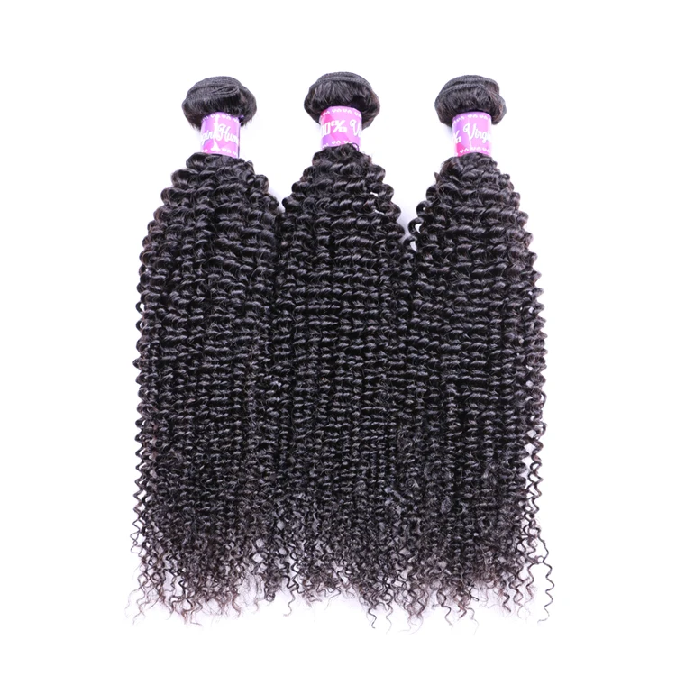 
Remy Afro Kinky Curly Weaves with Closure 9A Virgin Hair Brazilian Virgin Curly Human Hair Bundle Brazilian Lace Frontal Closure 