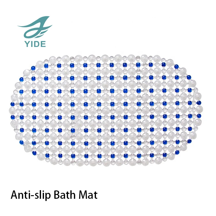 YIDE Hot sale manufacturer hotel custom Bathroom Products massage function PVC non-slip Bath Mats with suction cups