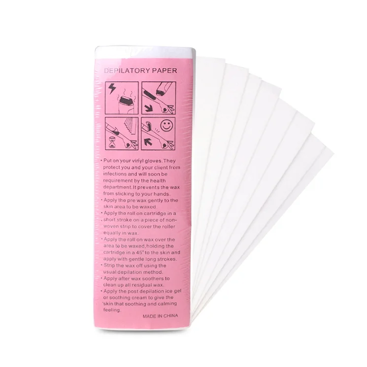 Customized Non Woven Fleece Stripes Skin-Friendly And Tear-resistant Hair Removal For Body