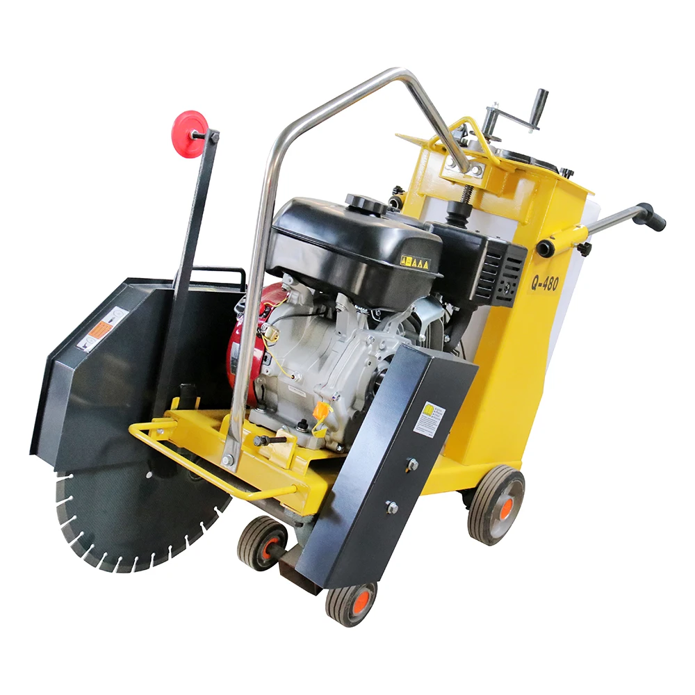 XLD500B high operating efficiency 40L water tank manufacturer diesel concrete road asphalt  cutting machine
