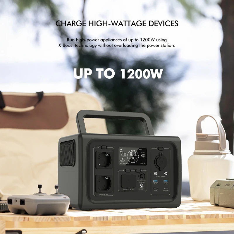 Outdoor Power Supply 600w High Power Mobile Large-Capacity Computer Charging Treasure Camping Emergency Portable Generator