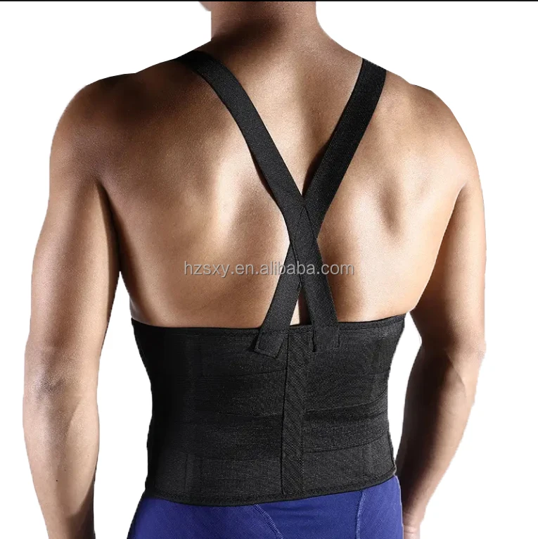 Accept custom size european style working lumbar back protection waist belt for men