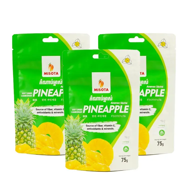 Manufacturer OEM Odorless Nuts/ Dates/ Spiecs/ Super Foods Beef Pork Dried Fruits Packing Co Extruded Stand up Foil Pouch PE