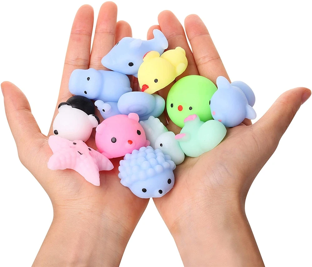 Горячая Распродажа Kawaii Mochi мягкие игрушки ТПР красочные маленькие мини-игрушки