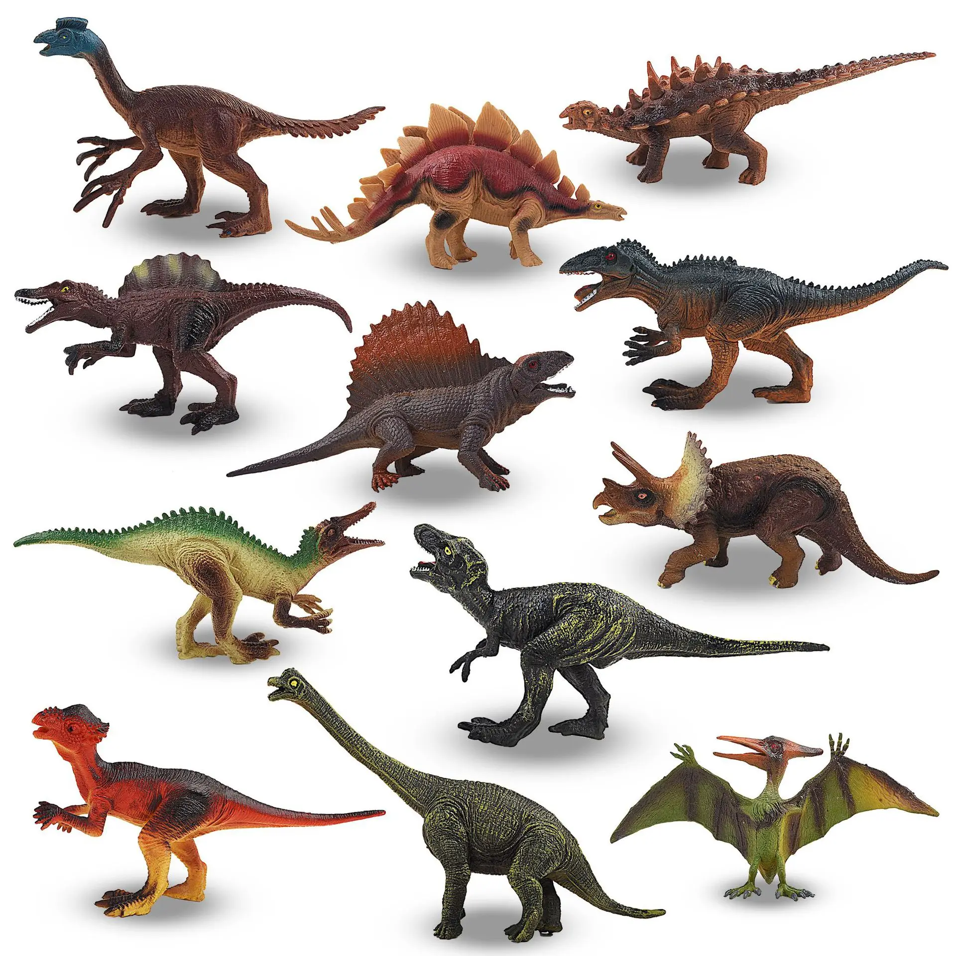 Low moq Wildlife world PVC hollow giraffe camel lion horse zoo model realistic plastic animal toy