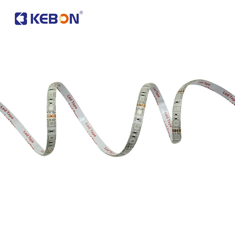 High lumen digital addressable portable waterproof 60led/m RGB 12 24 v 5050 led strip light