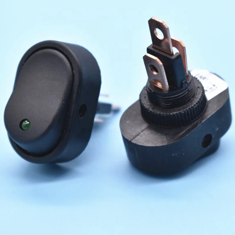 China 30A Rocker Switch Round 12V On-Off Spst Push Button Switch