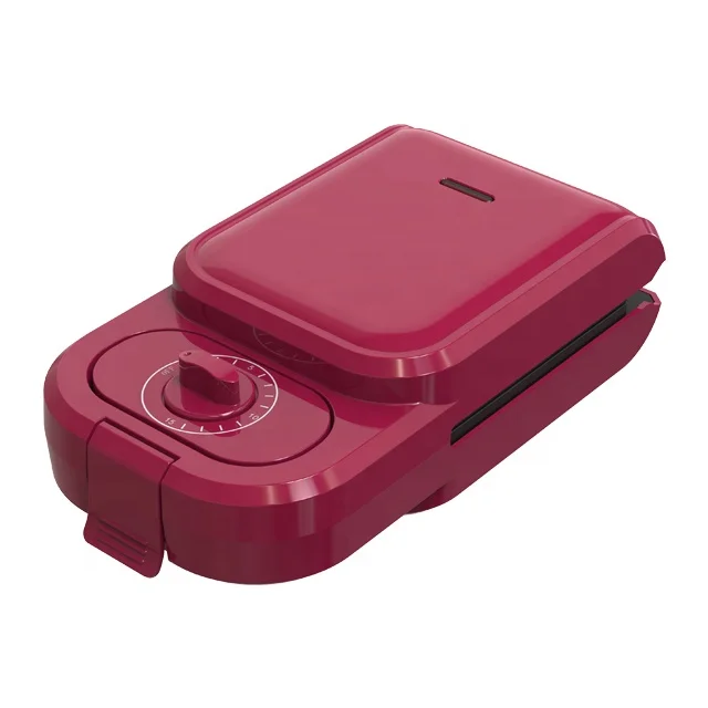 
electric 2 slice nonstick sandwich toaster with timer 