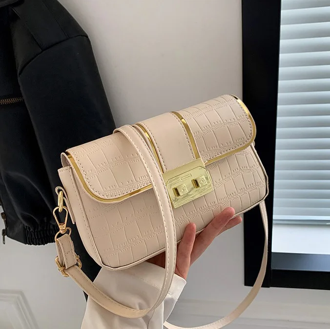 2024 Latest Wholesale Fashion Shoulder Bags Women Popular Designer Stone Pattern Messenger Bags High End Purses for Ladies
