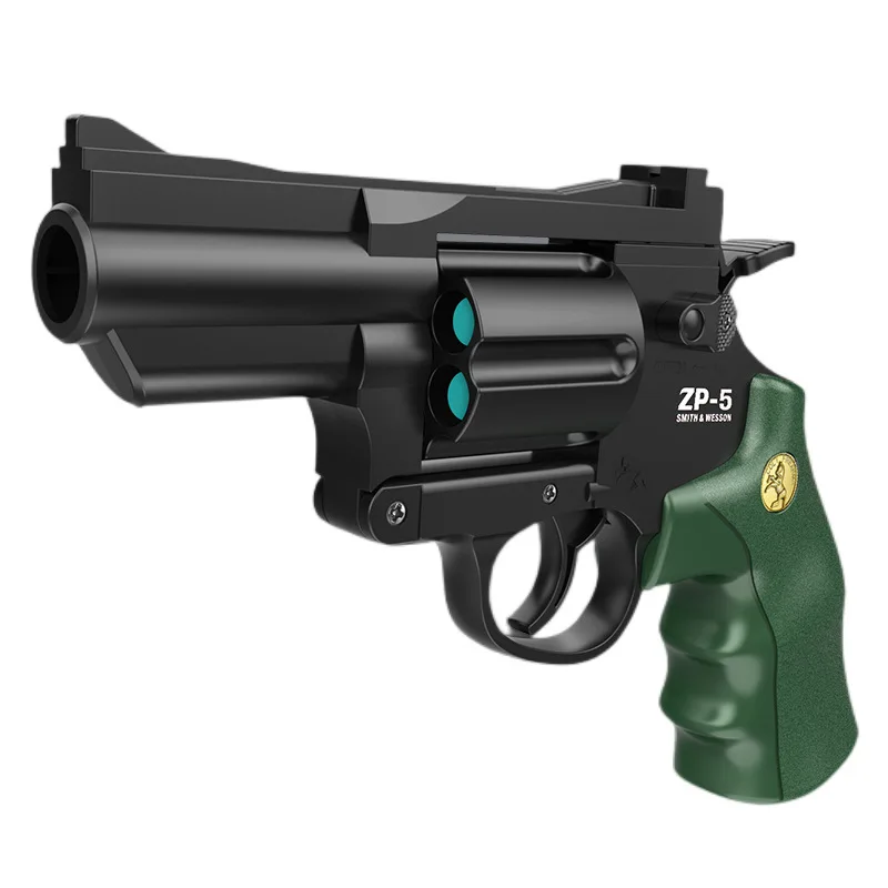 Plastic metal soft bullet outdoor game shooting high quality gun revolver toy gun for revolver with bullet