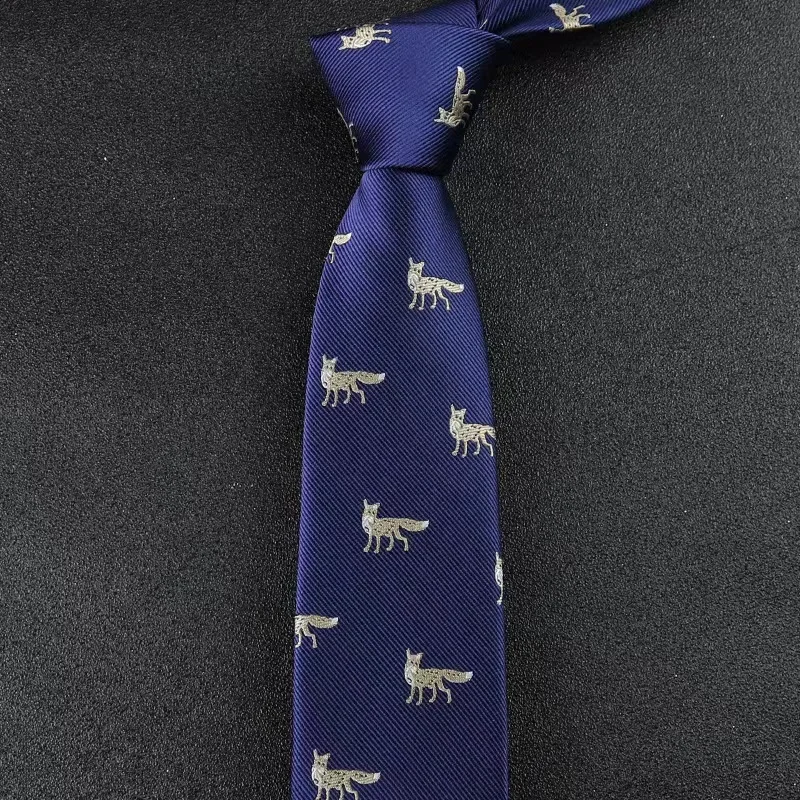 Luxury italian mens microfiber woven high quality embroidered animal green red casual form neck bow ties for men business