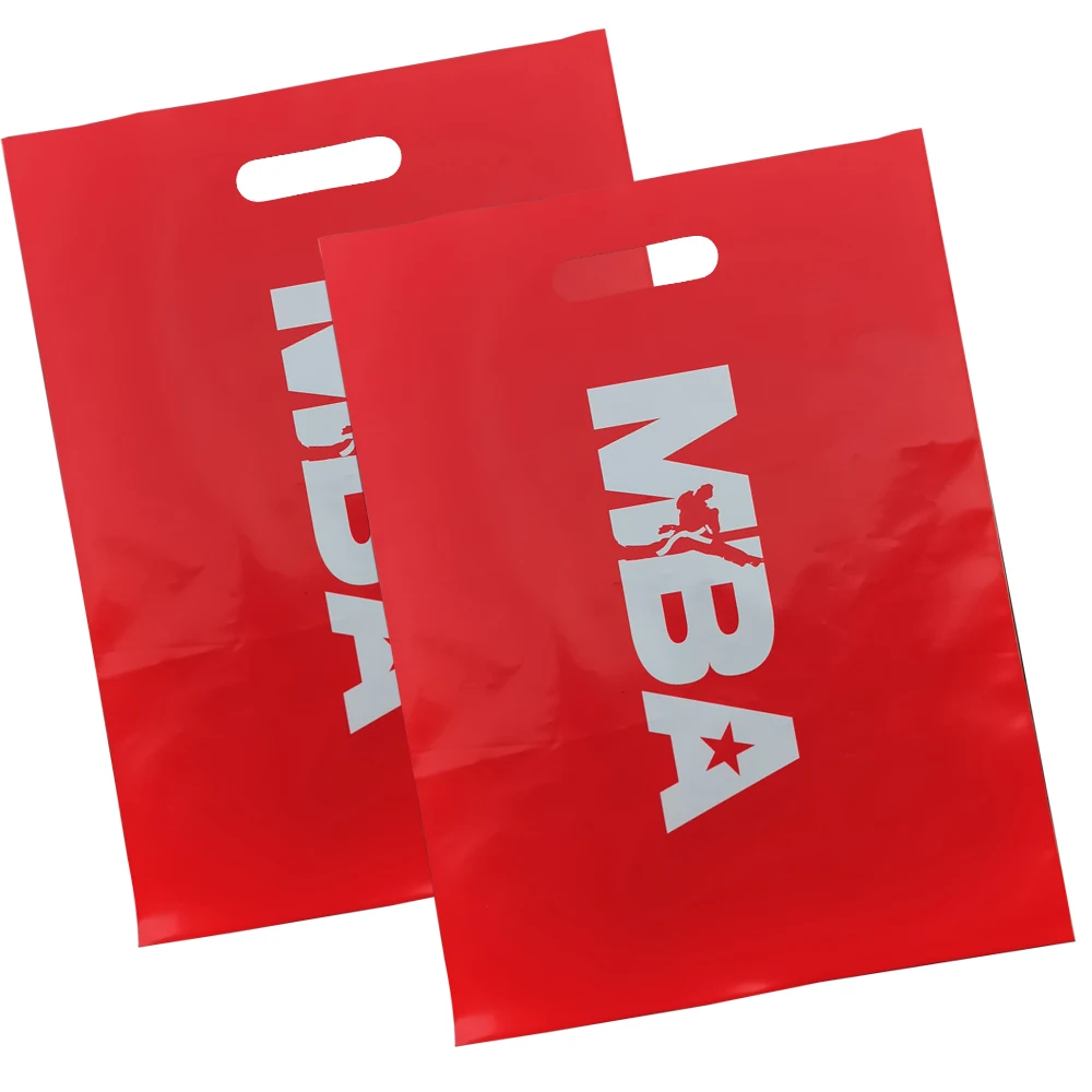 Распродажа, высокое количество, низкая цена, 80 микрон, 300*400 мм, пластиковая ручка LDPE, пакет для покупок, готов к отправке