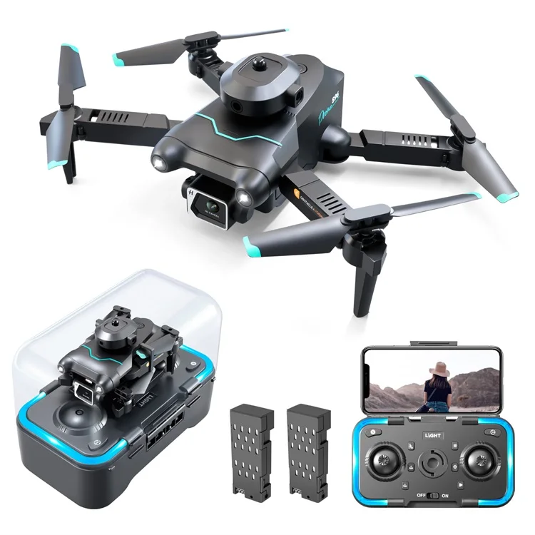 S96 15 Minutes Long Battery Life 4k Optical Flow Dual Camera Drone Headless Mode Trajectory Flight Fpv Mini Rc Drone