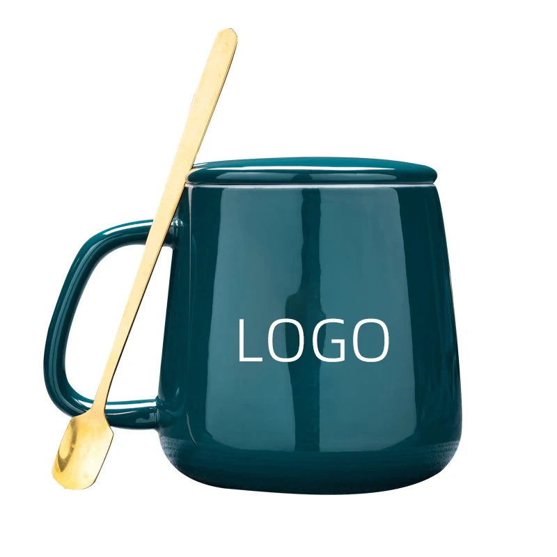 Winter Heating Coaster Thermostat Big Belly Reusable Ceramic Cups Taza De Temperatura Mug Sets Gift Box Cups With Spoon And Lid