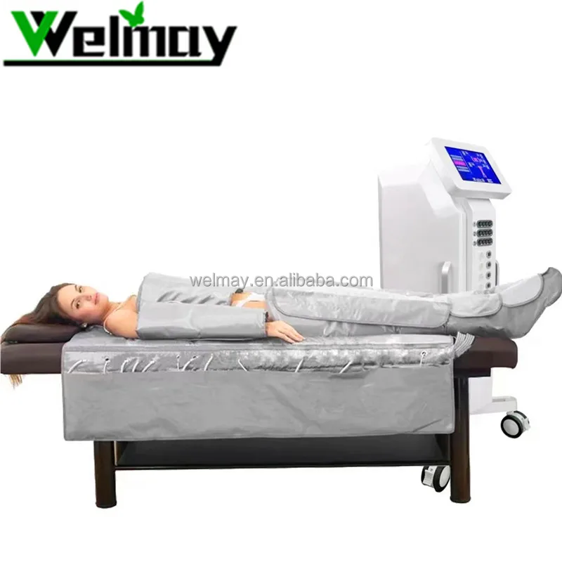 Top Sales Factory Ce 3 In 1 Far Infrared Cavitation Vacuum Lymph Drainage Infrared Massage Therapy Pressotherapy Equipment