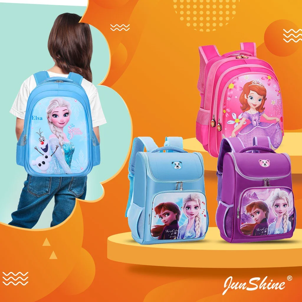 Wholesale  beautiful Cheap Price Light  Cute Girls Cartoon School Backpack Bag Children Trendy Kindergarten Schoolbag For Kids