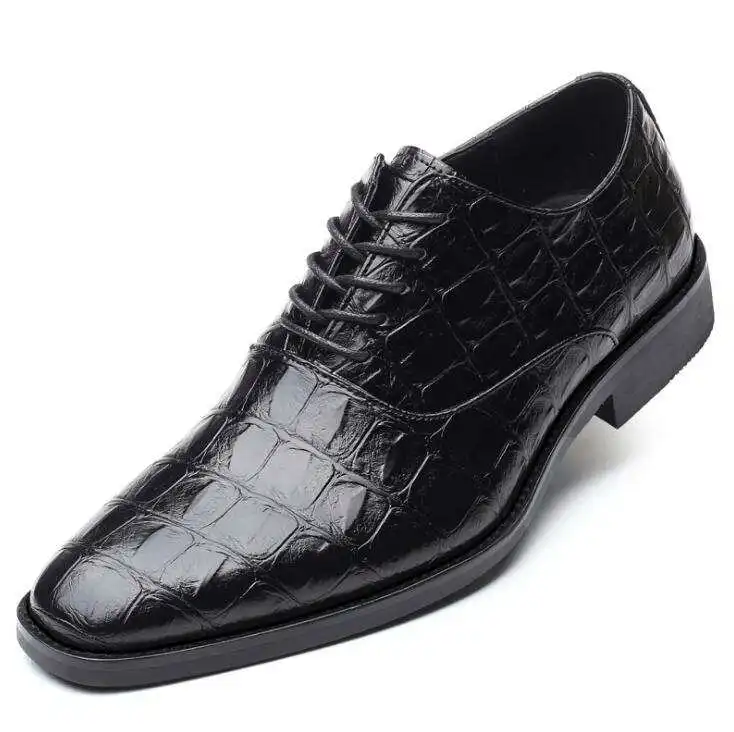 Мужские туфли, Новинка осени 2019, кожаные туфли, деловые классические мужские туфли в британском стиле, из кожи с острым носком