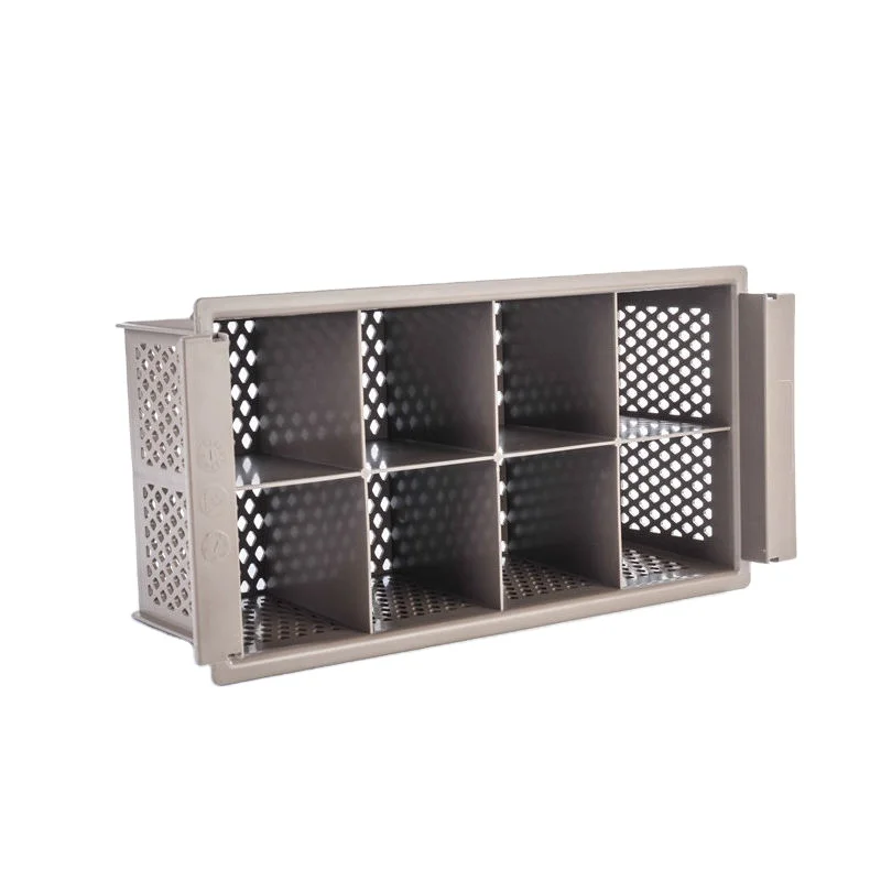 Restaurant Usage 8 Compartment Cutlery Dish Drying Rack Kitchen Organizer Flatware Basket Silverware Holder Caddy Carton Package