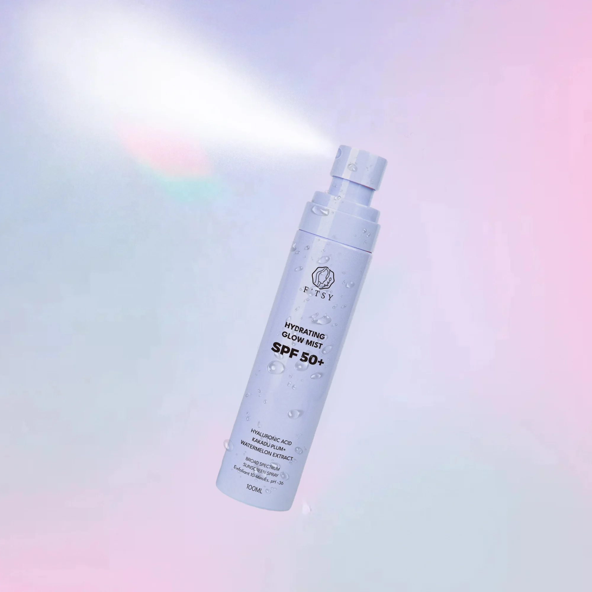 Custom LOGO Sunscreen UV Protection Long Lasting Makeup Finishing Setting Spray with SPF 40