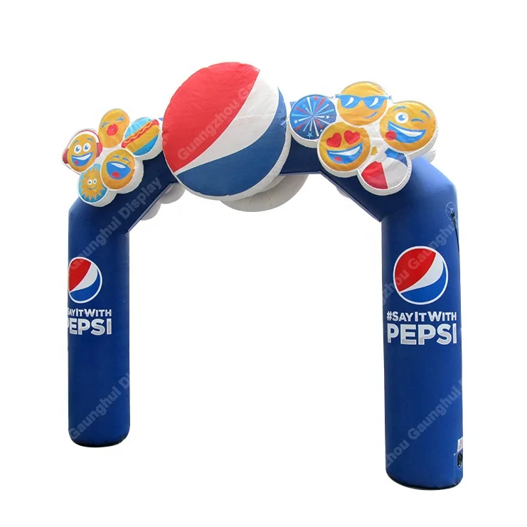 standard arch at event Inflatable Standard Arch 15ft Custom Inflatable Arch for Pepsi