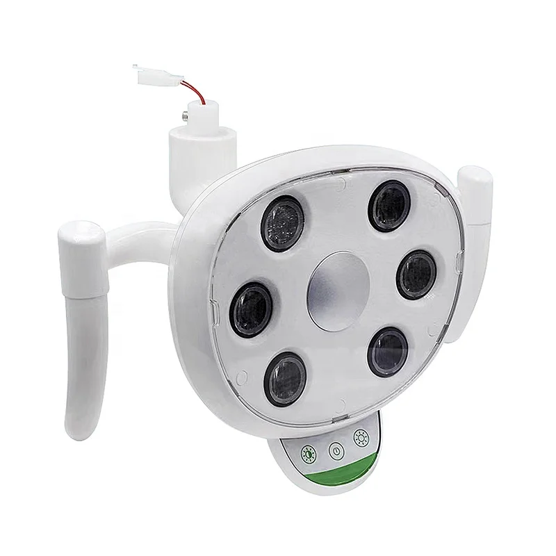 Стоматологическая лампа 6 бусин двойная цветная круглая Хирургическая Лампа инфракрасный переключатель большие бусины стоматологическая компания поставка