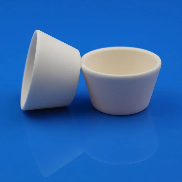 Al2o3 Alumina Ceramic Crucible with Lid for Lab