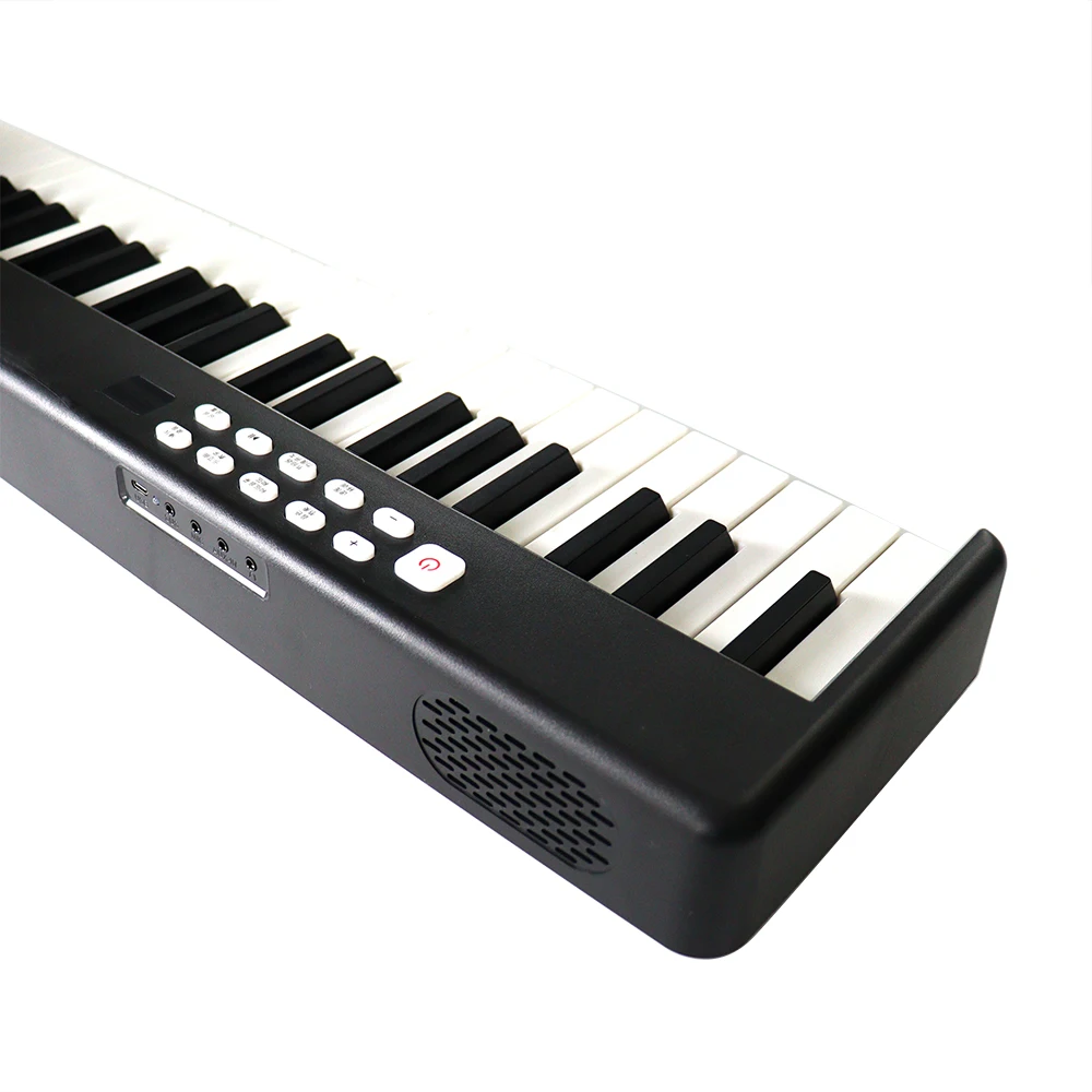 Digital Piano 88 Keys Foldable Portable Piano Keyboard Electric Keyboard Piano Folding MIDI Touch Response Keys