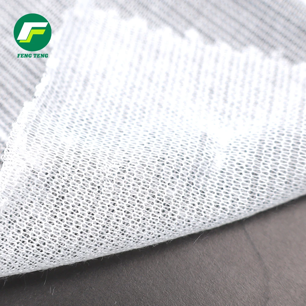103 Hot Sale Manufactures Plain Interlock Lining Of 100% Polyester Knitted Cloth Fabric 75D 0.22 Thickness