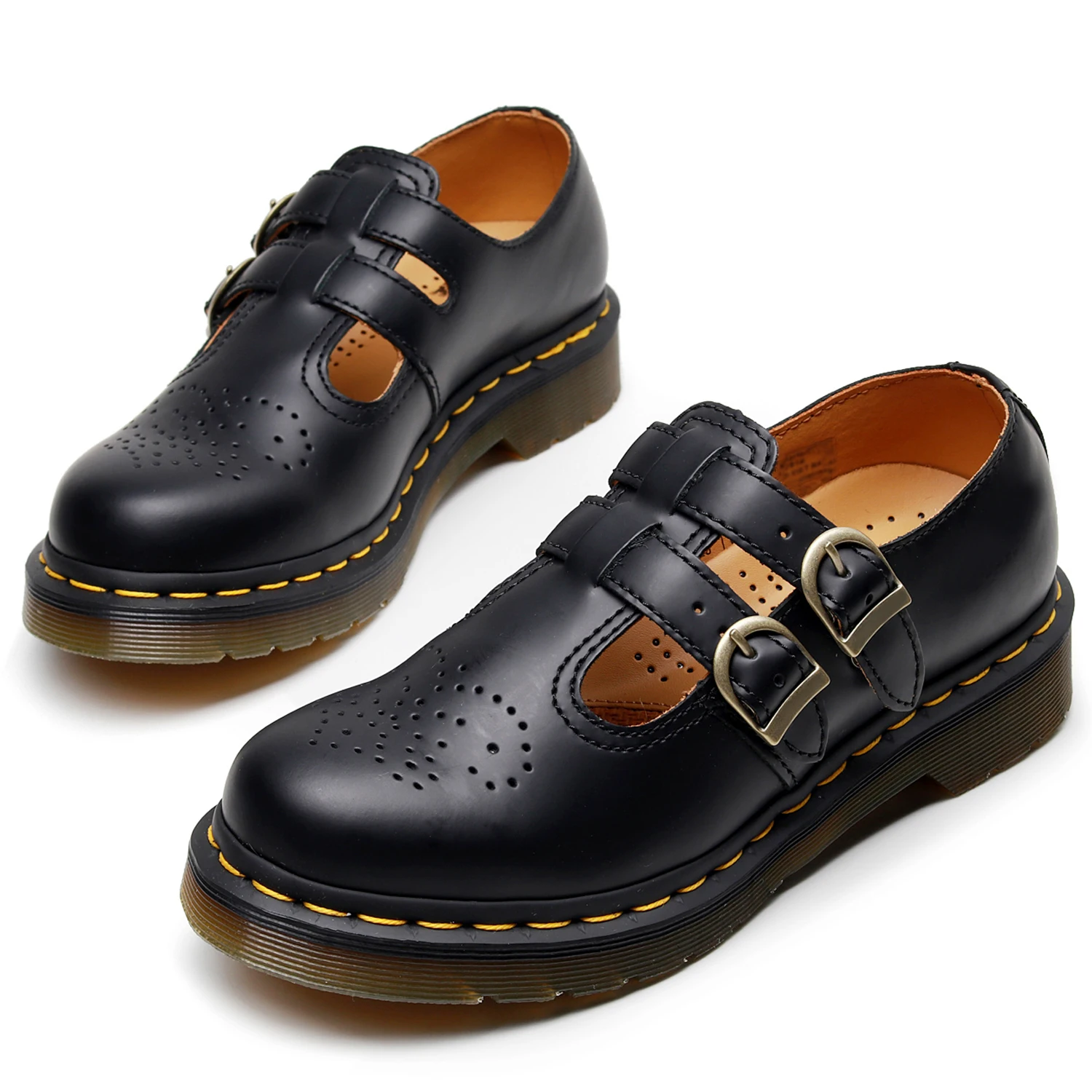 
MARY JANE Shoes Doctor Japanese Style Original 8065 Double buckle Girls Martens Shoes 
