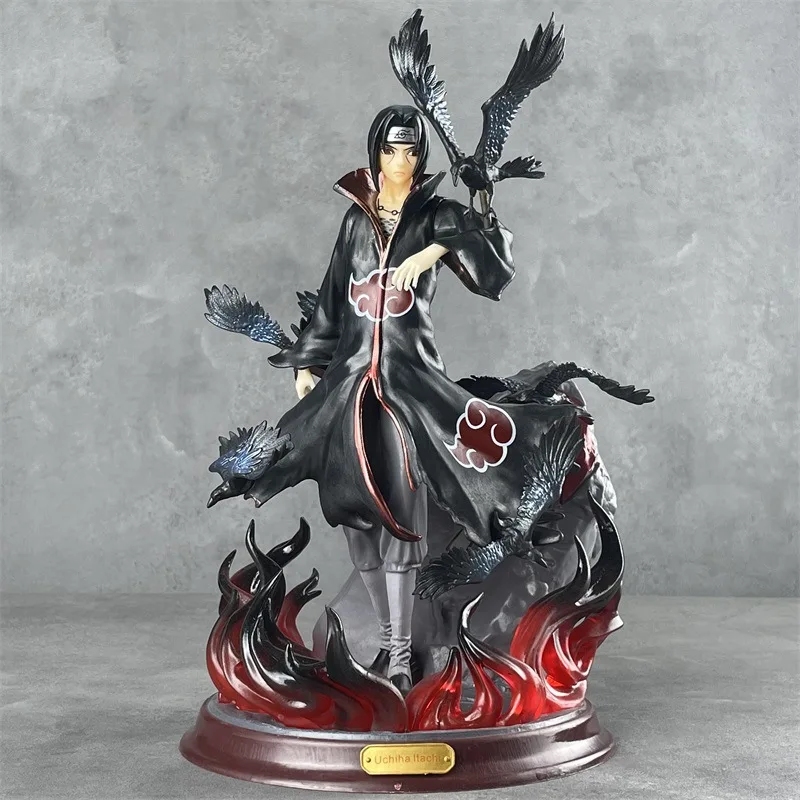 Wholesale Cartoon Anime Ninja 3D Character Uchiha Itachi Action Figure Model Toys Collection Hand Made Ornaments Action Figure