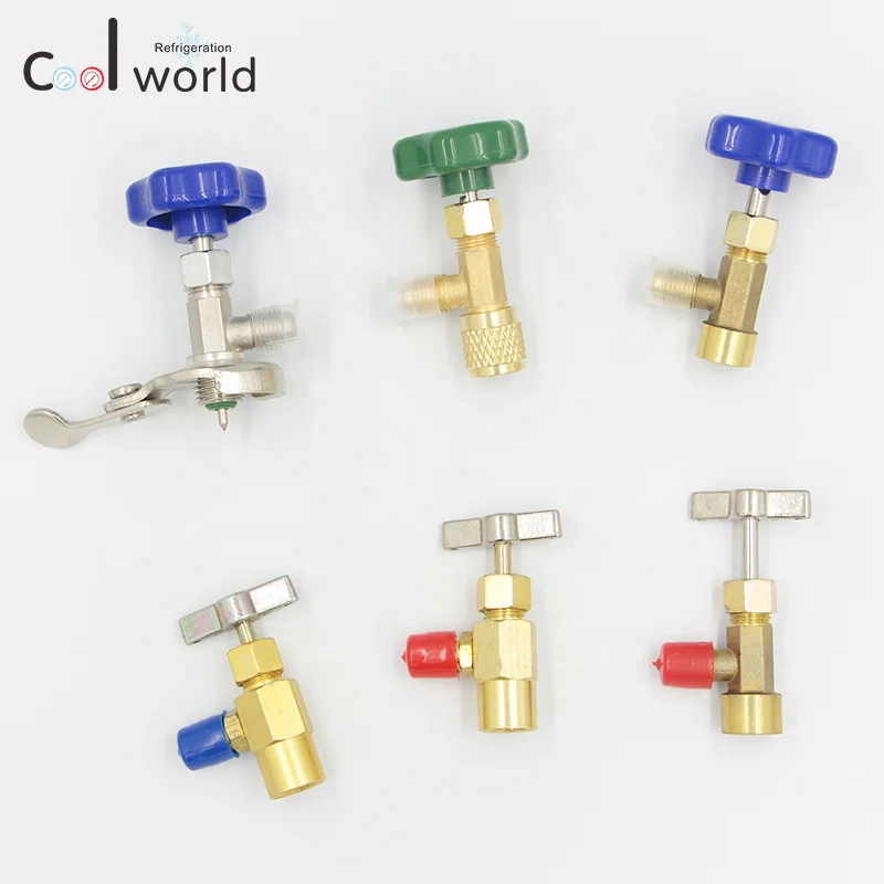 CT-341 1/4 SAE Auto AC Can Tap Valve Bottle Opener For R22 R134a R410A Gas Refrigerant