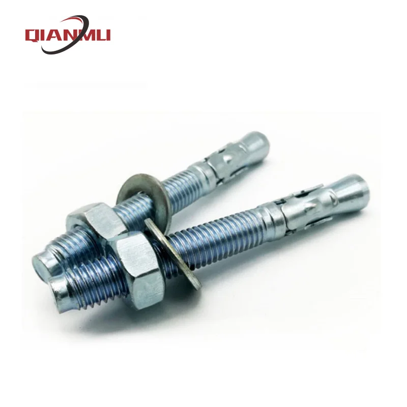 
Zinc Plated Wedge Anchor Fasteners carbon steel DIN ANSI standard 