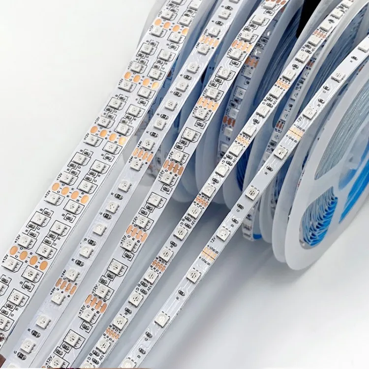 CN2035 SMD 3535 led light strips  RGB high bright Colorful 12V 24V white black narrow board  5mm 8mm 12mm 240D