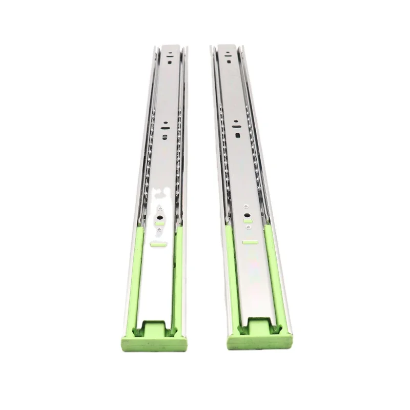 45mm Width Telescopic Channel Cheap Furniture Soft Close Slide Cabinet Concealed Hydraulic Drawer Sliders