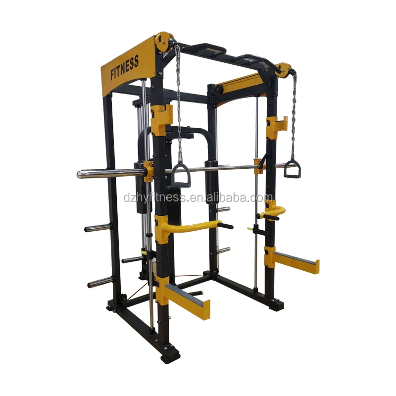 Multi Home Gym Equipment Fitness Station Smith Cable Rack / FTS GLIDE / SQUAT